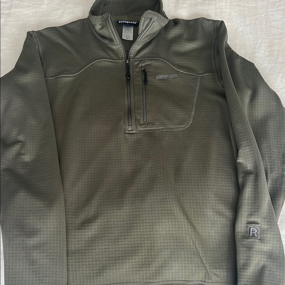 Patagonia Men's Olive Green R1 Jacket